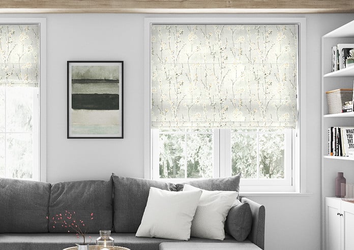 Almond Blossom, Pebble - Twist&Fit Roman Blind - Image 3